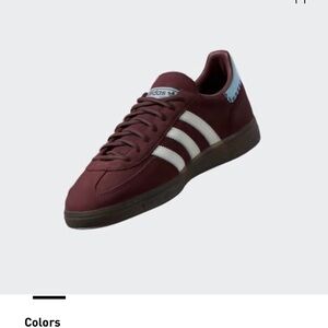 Adidas Handball Spezial Burgundy with White Stripes Limited Edition Sold Out